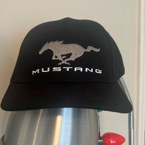Open Road Black Mustang logo Hat